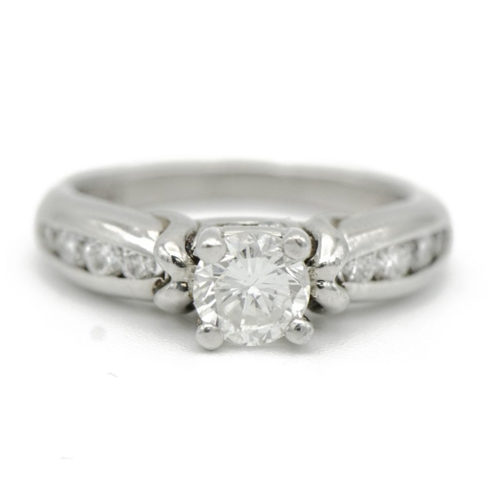 Ritani Platinum Diamond Engagement Ring